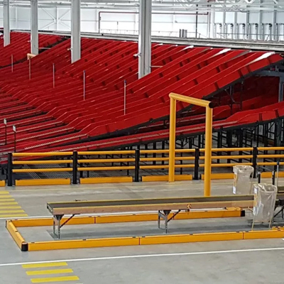 Built-in Ground Anti-Collision Guardrails Warehouse Safety Barrier Traffic Guardrails