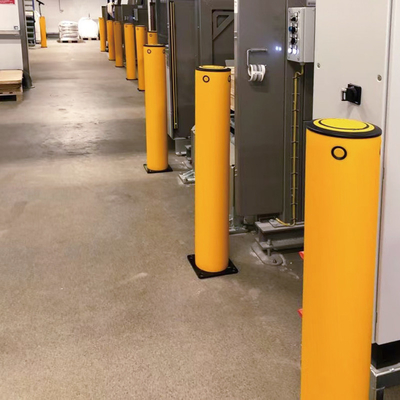 B06: Anti-Collision Guardrails Safety Post Warehouse Safety Bollard Traffic Guardrails