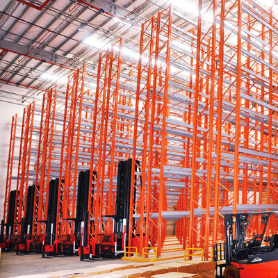 VNA Rack Very Narrow Aisle Heavy Duty Rack VNA Pallet Racking Warehouse Storage Rack with three way forklift