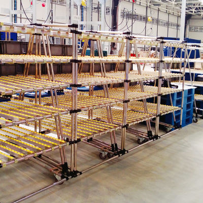 Aluminum Alloy Lean Pipe Carton Flow Rack