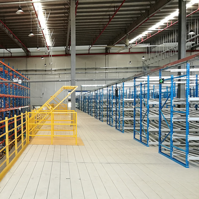 A25: Mezzanine Racking Supported By Carton Flow Rack,Multi-Tier Rack,Warehouse Storage Rack