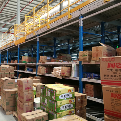 A25: Mezzanine Racking Supported By Carton Flow Rack,Multi-Tier Rack,Warehouse Storage Rack