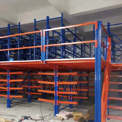 A59: Mezzanine Racking Supported By Cantilever Rack, Cantilever Mezzanine Rack