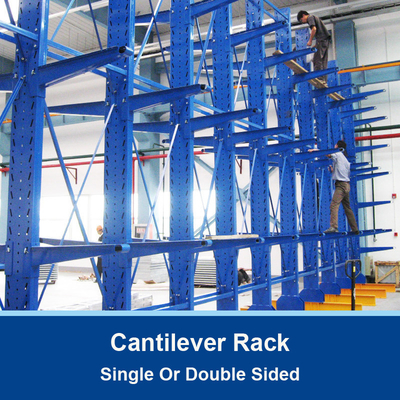 Cantilever Rack For Long Profiles Single Or Double Sided Cantilever Racking Warehouse Storage Racking