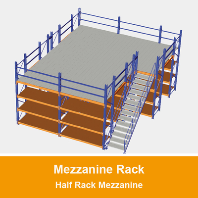 Mezzanine racking Half Rack Mezzanine Multi-Tier Rack Warehouse Storage Racking