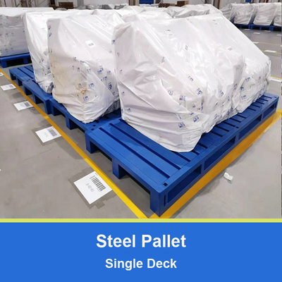 Plastic Spraying Steel Pallet Single Deck Steel Pallet Metal Pallet