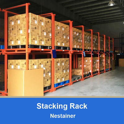 Foldable Stacking rack  Nestainer  Demountable Stacking rack Stackable Rack
