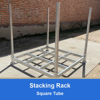 Square Tube Foldable Stacking rack Demountable Stacking rack Stackable Rack