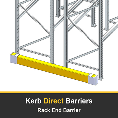 Kerb Direct Barriers Rack End Guard Racking upright Protector safety barrier Anti-Collision Guardrails