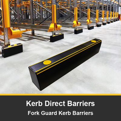 Fork Guard Kerb Direct Barriers Flexible Street Curb Racking Protection Anti-Collision Guardrails