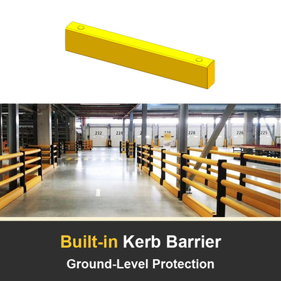 Built-in Ground Anti-Collision Guardrails Warehouse Safety Barrier Traffic Guardrails