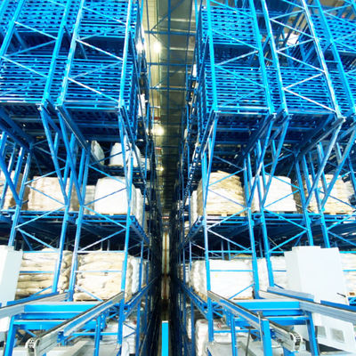 Double Deep pallet Stacker Crane ASRS, Floor Supported SRM(Storage Retrieval Machine), Automatic Storage And Retrieval System,Room Temperature Warehouse and Cold Storage