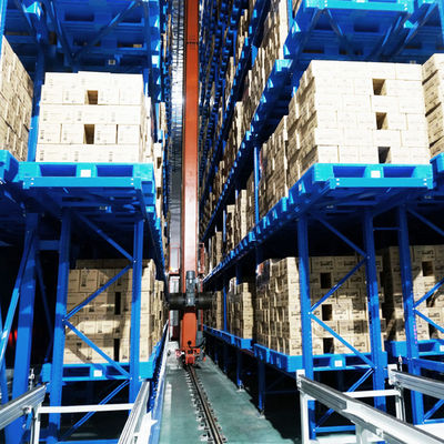 Cold Storage Warehouse Pallet Stacker Crane ASRS Logistics Center Automatic Storage And Retrieval System