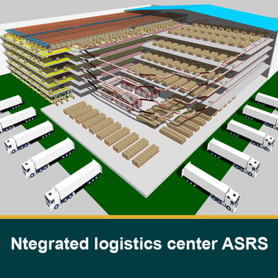 Integrated Logistics Center ASRS,Automated Shuttle Storage System Automated Storage and Retrieval System