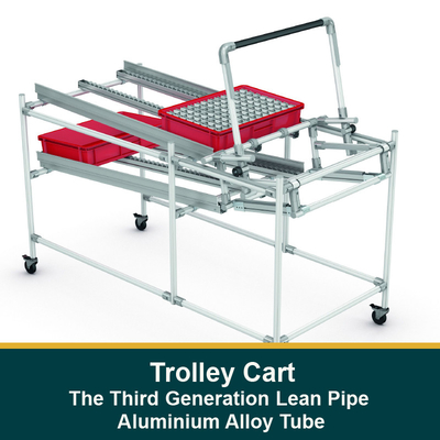 Hand Cart Trolley The Third Generation Lean Pipe Aluminum Alloy Pipe Aluminum Metal Tube