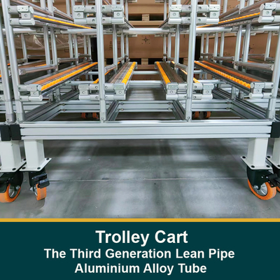 The Third Generation Lean Pipe Aluminium Alloy Tube For Trolley Cart