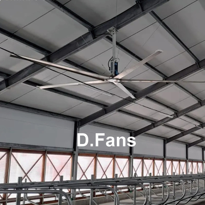 Large Industrial Fans For Workshop Large HVLS Fans With Anti-Collision Blades