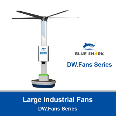Large Industrial Standing Fan HVLS (High Volume-Low Speed) fans For Warehouse Factory Workshop