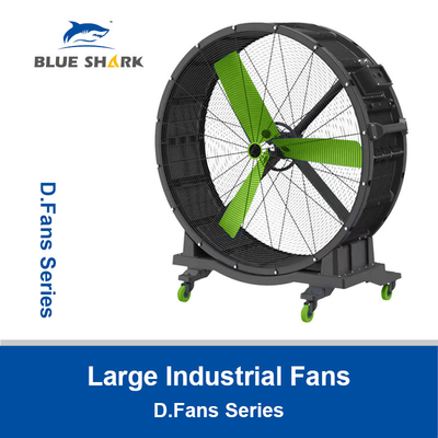 Large Industrial Standing Fan For Warehouse  HVLS (High Volume-Low Speed) FansFor Factory DM.FANS