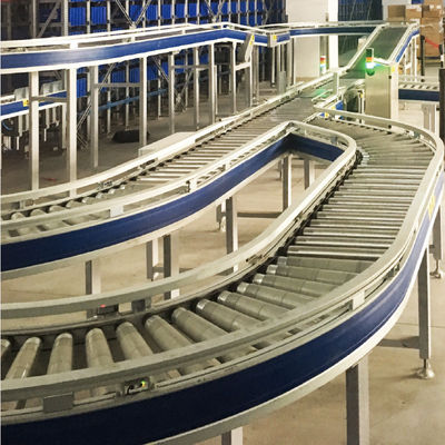 Carton Box Conveyor Sorting System Flexible Gravity Roller Conveyor System Logistics Sorting Warehouse Storage Rack