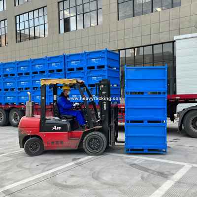 Steel Pallets Box For ASRS  Metal Pallets Iron Pallet Container