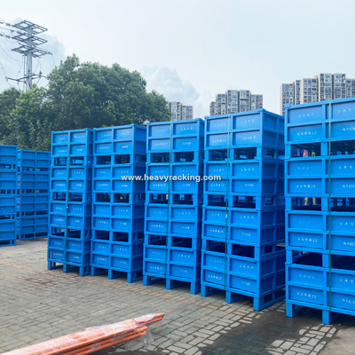 Steel Pallets Box For ASRS  Metal Pallets Iron Pallet Container