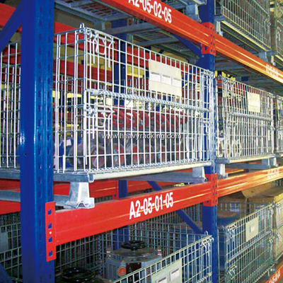 Galvanized Storage Cage Wire Mesh Container  Foldable Storage Cage