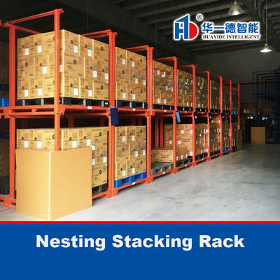 Nesting Stacking Foldable Stacking rack