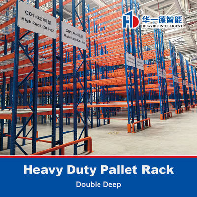 Double Depth Heavy Duty Pallet Rack Selective Pallet Rack Beam Racking