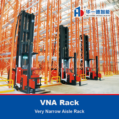 VNA Rack Very Narrow Aisle Heavy Duty Rack VNA Pallet Racking Warehouse Storage Rack with three way forklift
