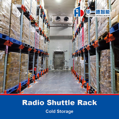 Radio Shuttle Rack Warehouse Storage Racking pallet runner rack system Shuttle Rack For Cold Storage