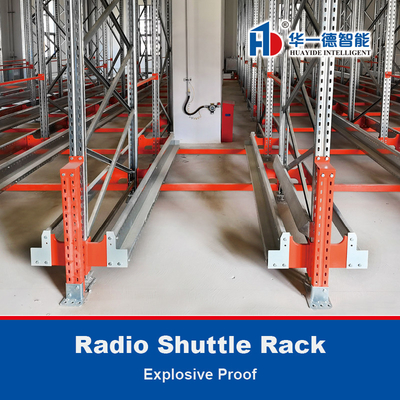 Explosive Proof Radio Shuttle Racking For Warehouse Storage Racking Shuttle Pallet Runner Racking