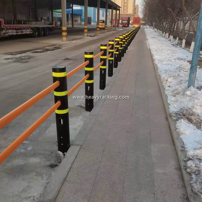 Flexible Pedestrian Barrier  Anti-Collision Guardrails Warehouse Safety Barrier Traffic Guardrails