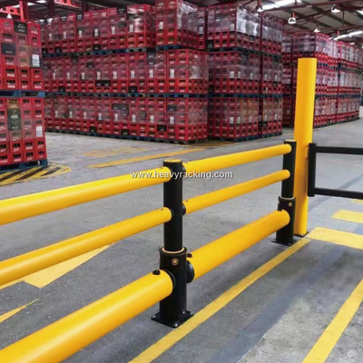 Combined Type Flexible Pedestrian Barrier  Anti-Collision Guardrails Warehouse Safety Barrier Traffic