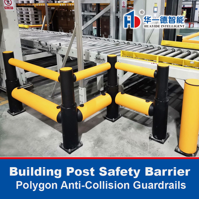 Building Post Safety Barrier Polygon Anti-Collision Guardrails Warehouse Safety Barrier