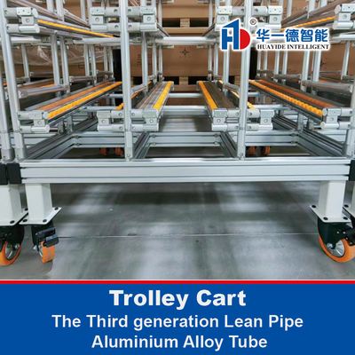 Hand Cart Trolley The Third Generation Lean Pipe Aluminum Alloy Pipe Aluminum Metal Tube