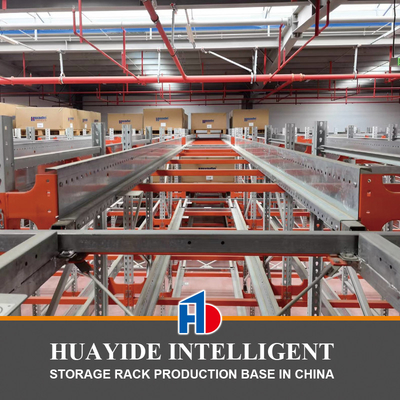A34: Four Way Radio Shuttle Cart Pallet Runner Cart Warehouse Storage Rack