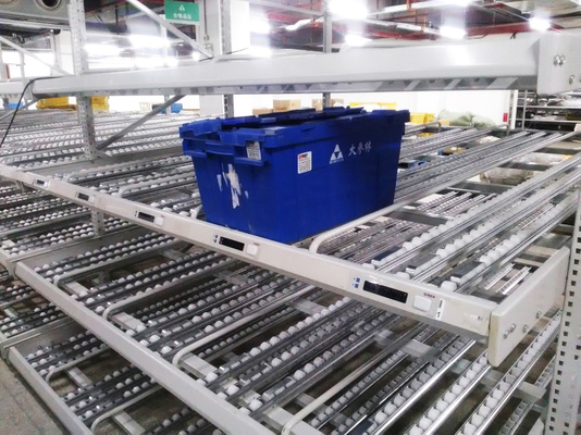 A24: Carton Flow Racking  Gravity Roller Racking roller conveyor racks With Aluminum Alloy Roller