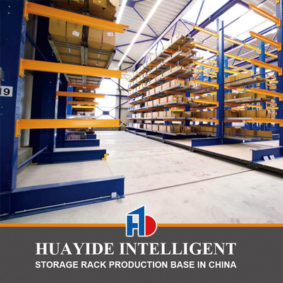 Heavy Duty Storage Cantilever Rack Electric Mobile Cantilever Racking for Pipe Sheets Long Materials