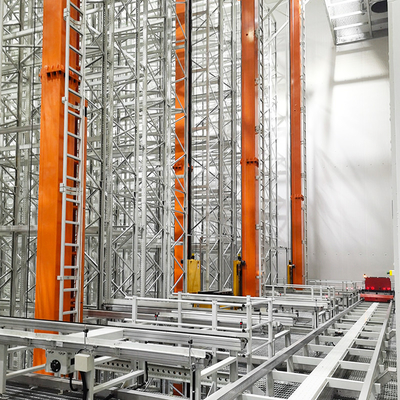A16 : Double Deep Pallet Stacker ASRS  Automatic Storage And Retrieval System Frozen Warehouse Cold Storage