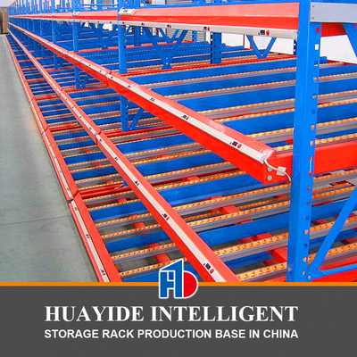 A12: Carton Flow Racking Roller Rack  Gravity Roller Racking Roller Conveyor Racks