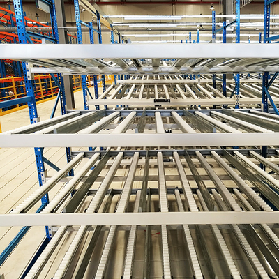A12: Carton Flow Racking Roller Rack  Gravity Roller Racking Roller Conveyor Racks