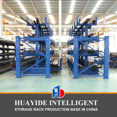 A13: Manual Telescopic Cantilever Rack for Long Materials Warehouse Storage Racking