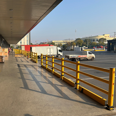 Warehouse platform Protector Anti-Collision Safety Barrier Guardrails Sliding Door