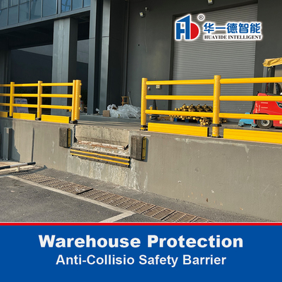 Warehouse platform Protector Anti-Collision Safety Barrier Guardrails Sliding Door