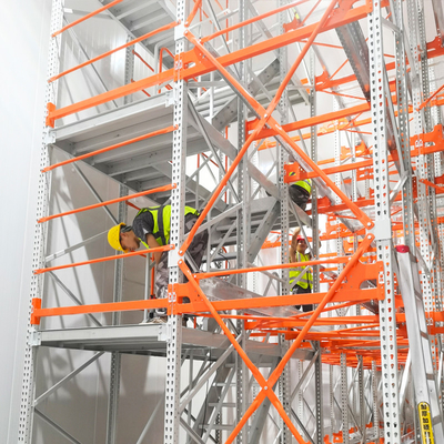 B04: Four Way Radio Shuttle Racking ASRS Pallet Runner Rack  4 Way Radio Shuttle Racking