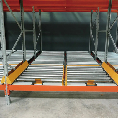 A57: Gravity Storage Racking  Warehouse Gravity Pallet Rack Pallet Flow Rack