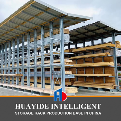B10 Heavy Duty Long Pipe Aluminum Steel Storage Rack Warehouse Cantilever Racking