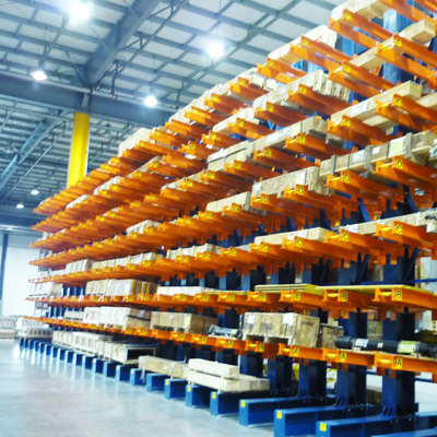 B10 Heavy Duty Long Pipe Aluminum Steel Storage Rack Warehouse Cantilever Racking