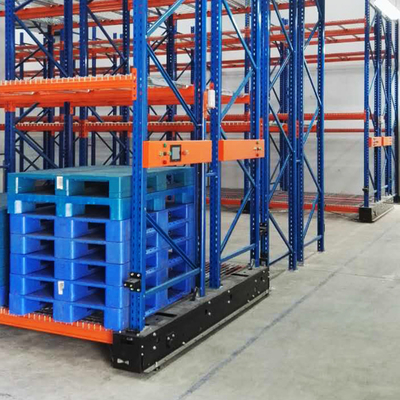 B13  Automatic Heavy Duty Electric Mobile Pallet Storage Racking System